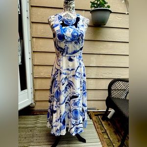 Anthropologie silk dress size 4